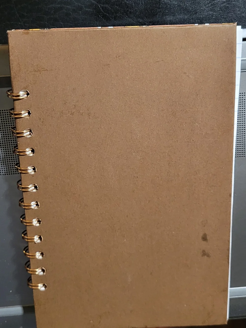 Handmade charlie brown notebook and accessories.